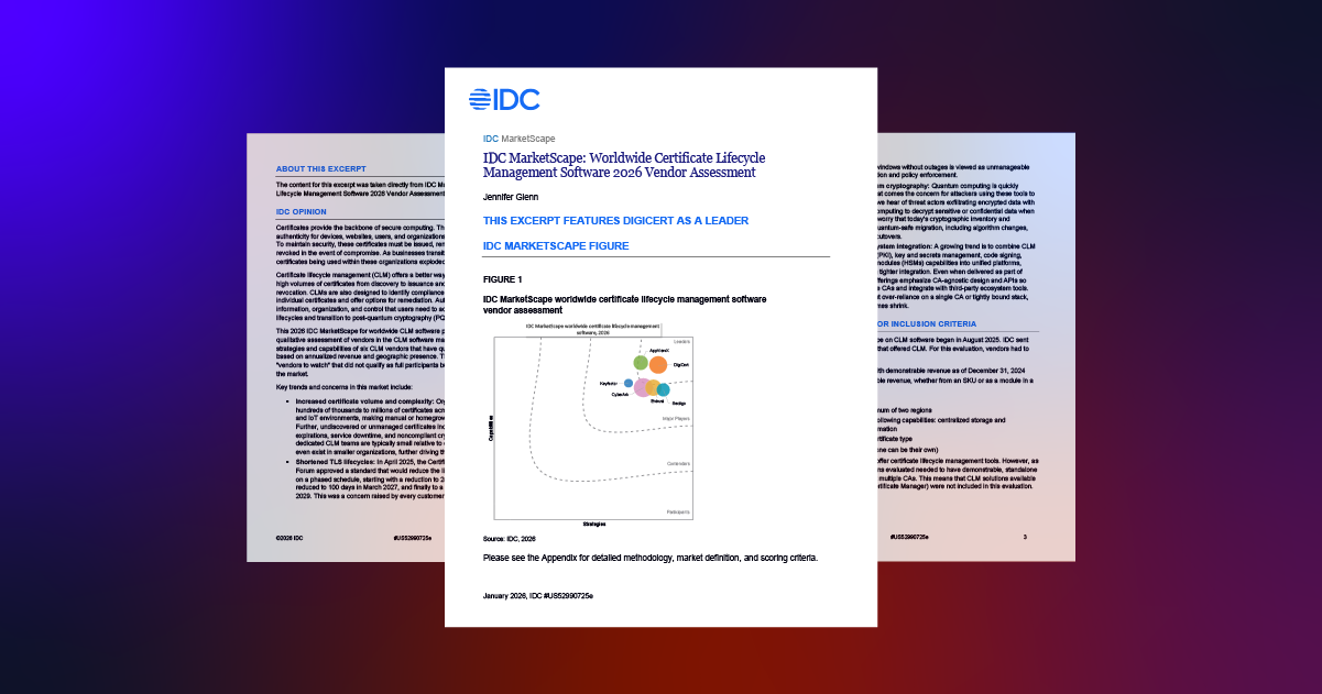 IDC MarketScape Report: AppViewX Is A Leader in IDC MarketScape for Worldwide CLM Software 2026